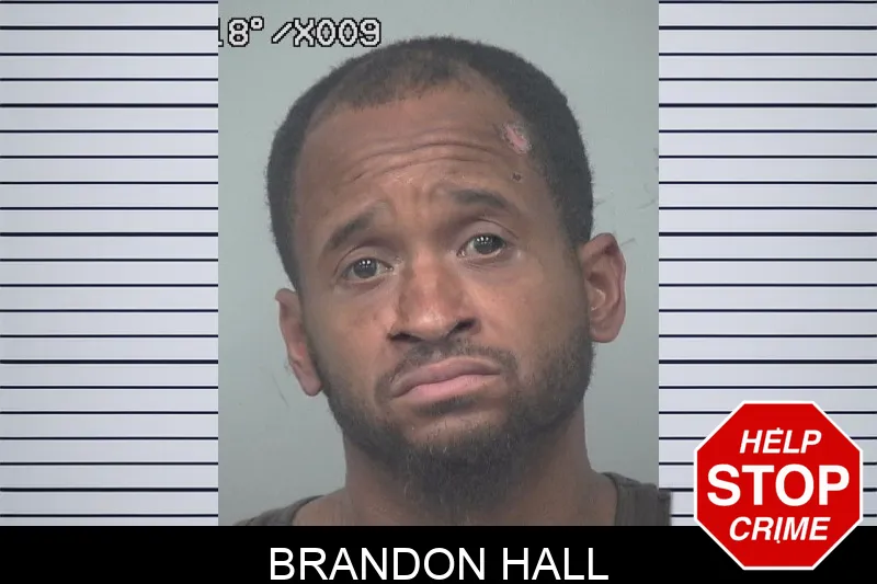 Brandon Hall mugshot