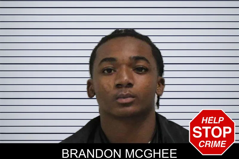 Brandon McGhee mugshot