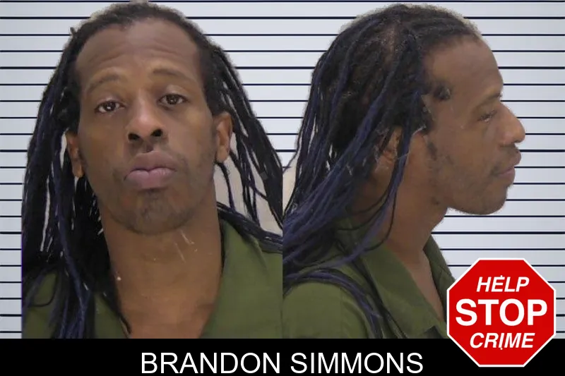 Brandon Simmons mugshot