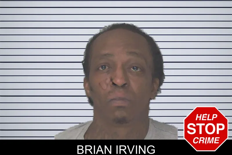 Brian Irving mugshot
