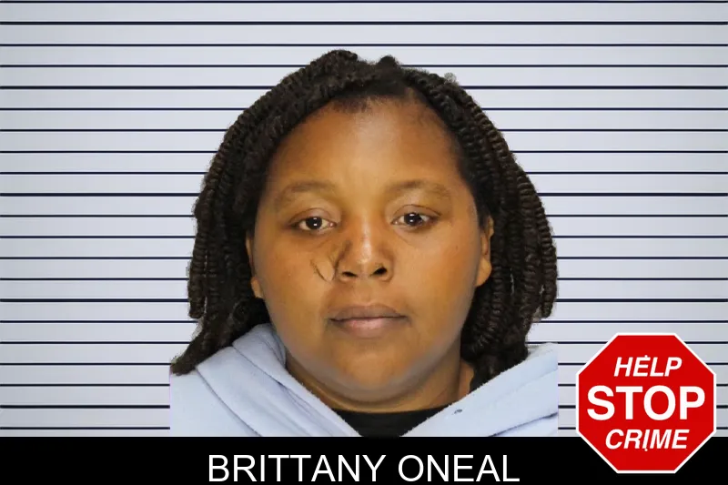 Brittany Oneal mugshot