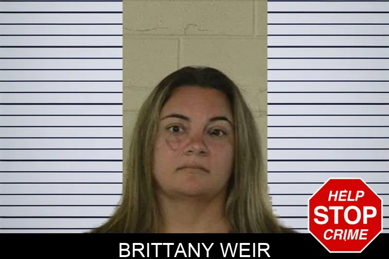 Brittany Weir mugshot