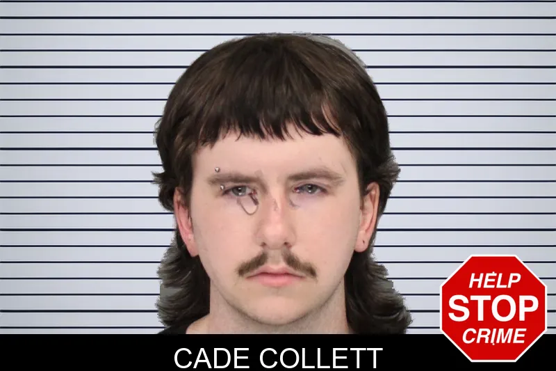 Cade Collett mugshot