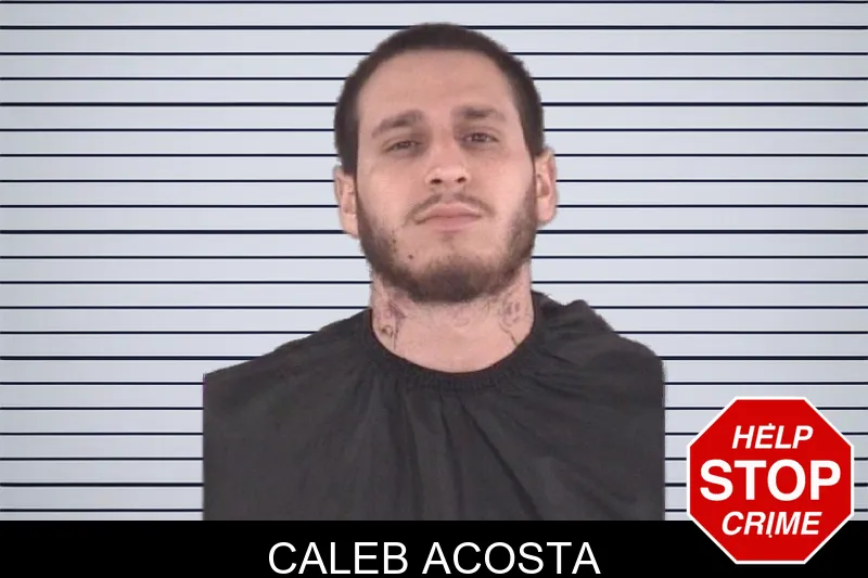 Caleb Acosta mugshot