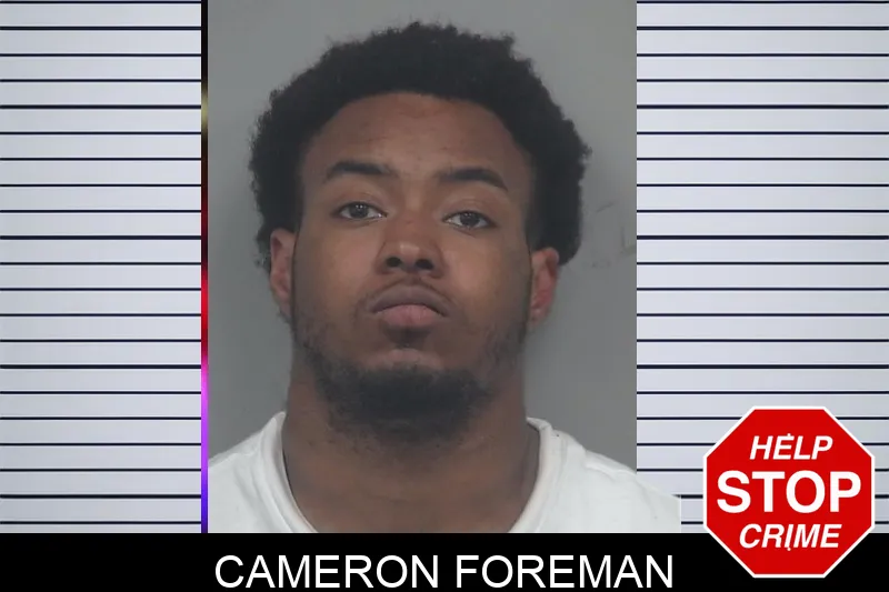 Cameron Foreman mugshot