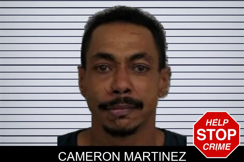 Cameron Martinez mugshot