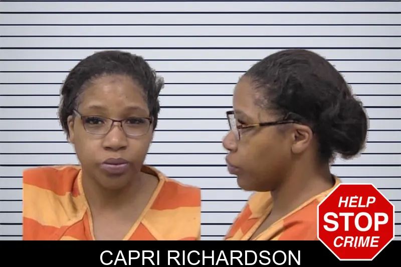 Capri Richardson mugshot