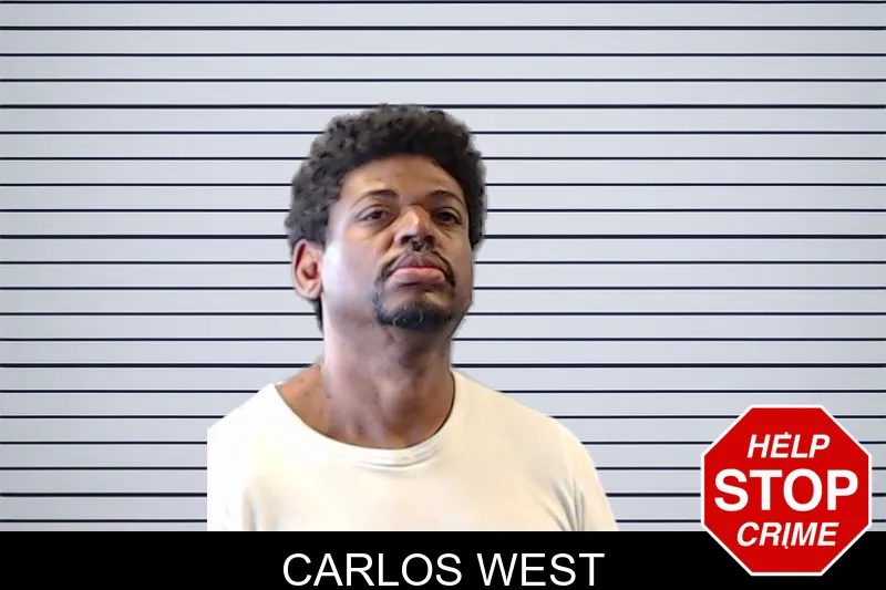 Carlos West mugshot