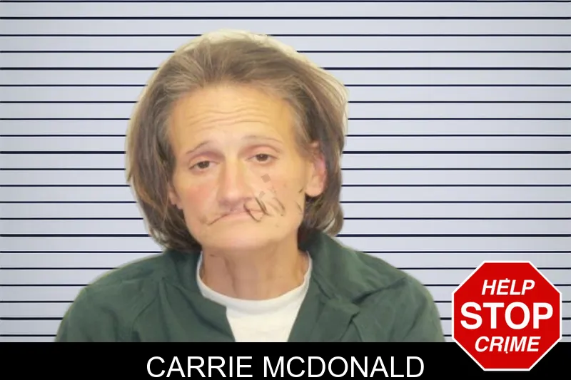 Carrie McDonald mugshot