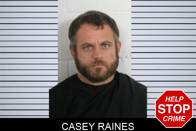 Casey Raines mugshot