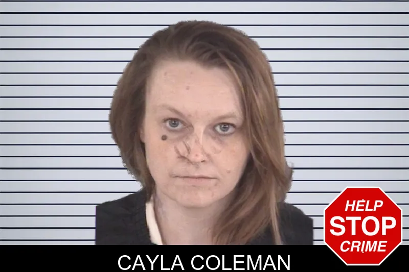 Cayla Coleman mugshot