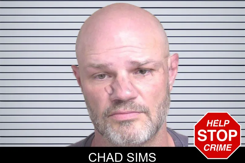 Chad Sims mugshot