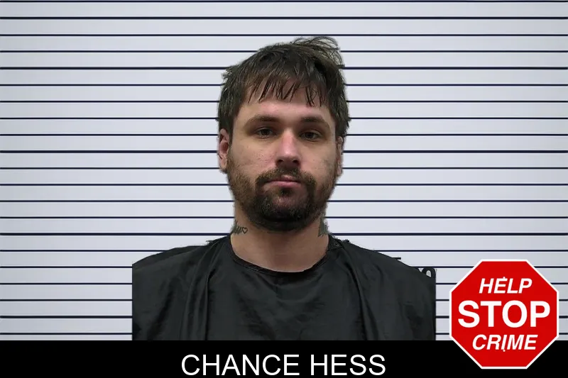 Chance Hess mugshot – Hart County , Georgia Chance Hess mugshot