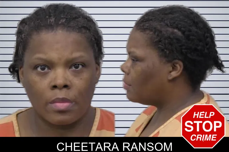 Cheetara Ransom mugshot