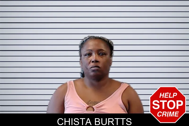 Chista Burtts mugshot