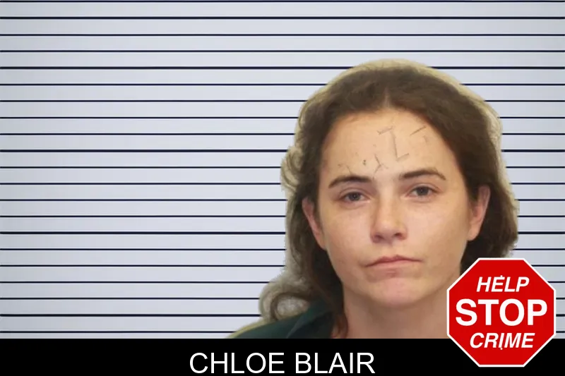 Chloe Blair mugshot