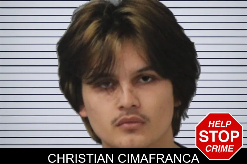 Christian Cimafranca mugshot