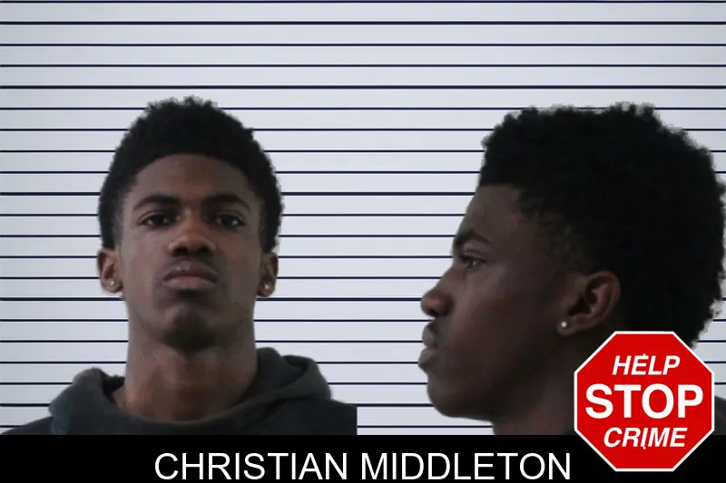 Christian Middleton mugshot