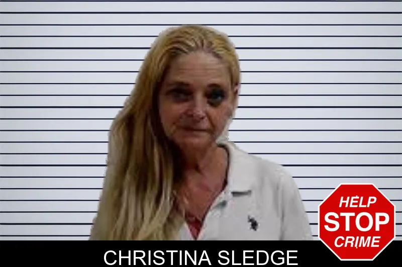 Christina Sledge mugshot