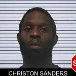 Christon Sanders mugshot