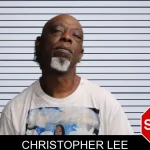 Christopher Lee mugshot