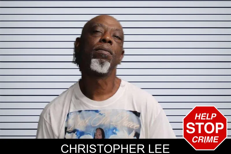 Christopher Lee mugshot