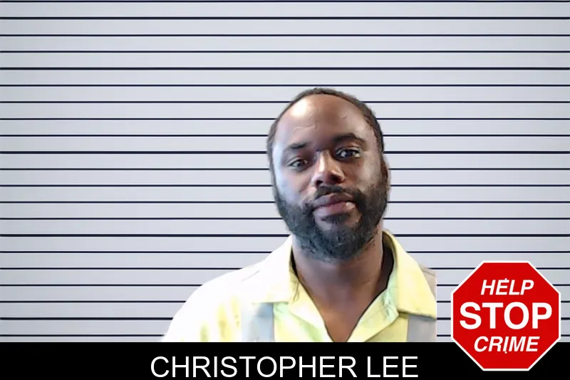Christopher Lee mugshot