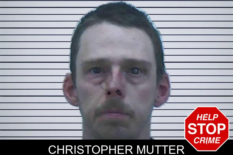 Christopher Mutter mugshot