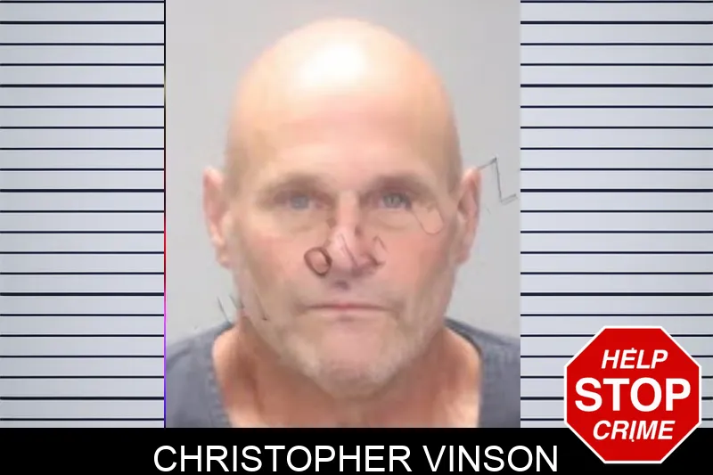 Christopher Vinson mugshot