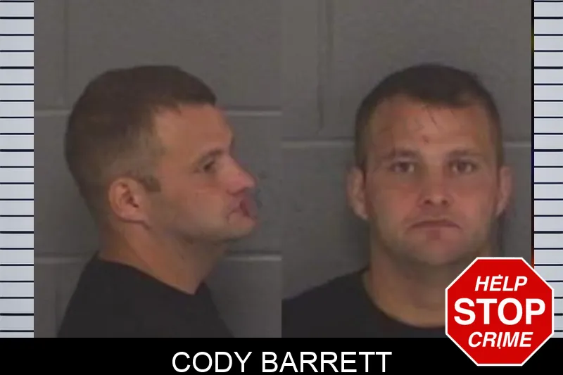 Cody Barrett mugshot
