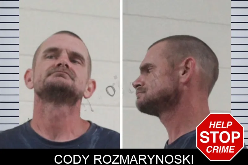 Cody Rozmarynoski mugshot