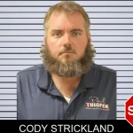 Cody Strickland mugshot