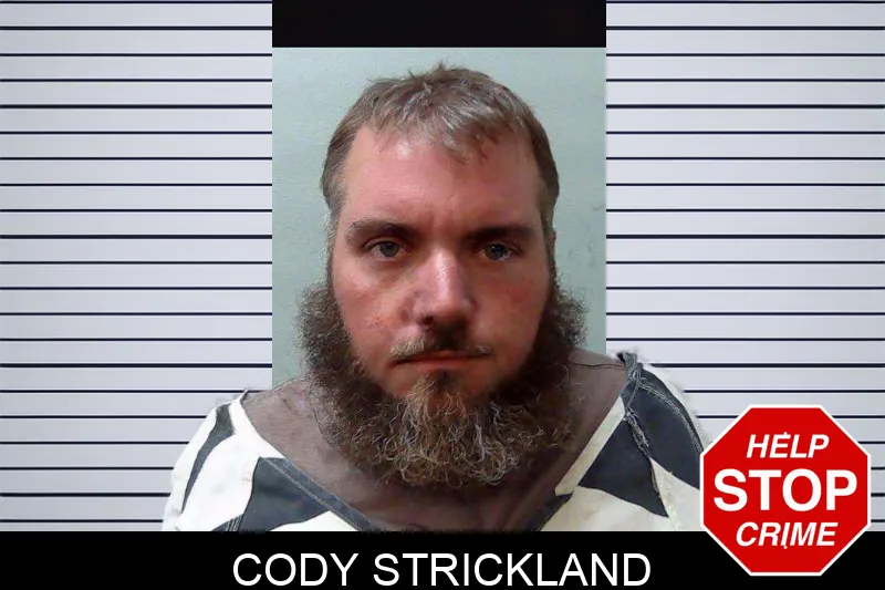 Cody Strickland mugshot