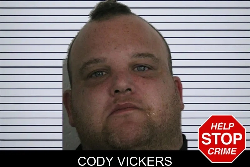 Cody Vickers mugshot