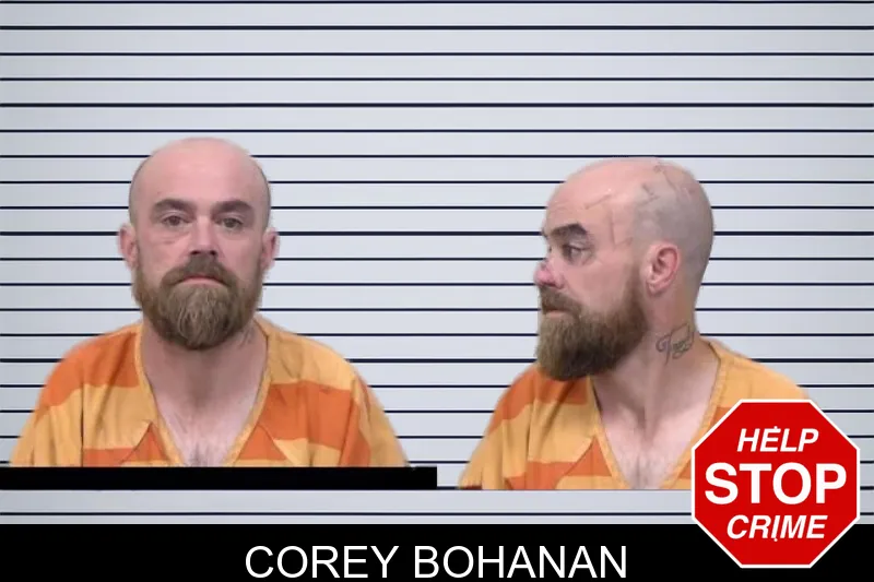 Corey Bohanan mugshot