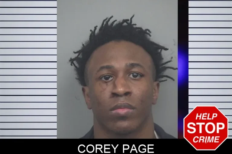 Corey Page mugshot – Gwinnett County , Georgia Corey Page