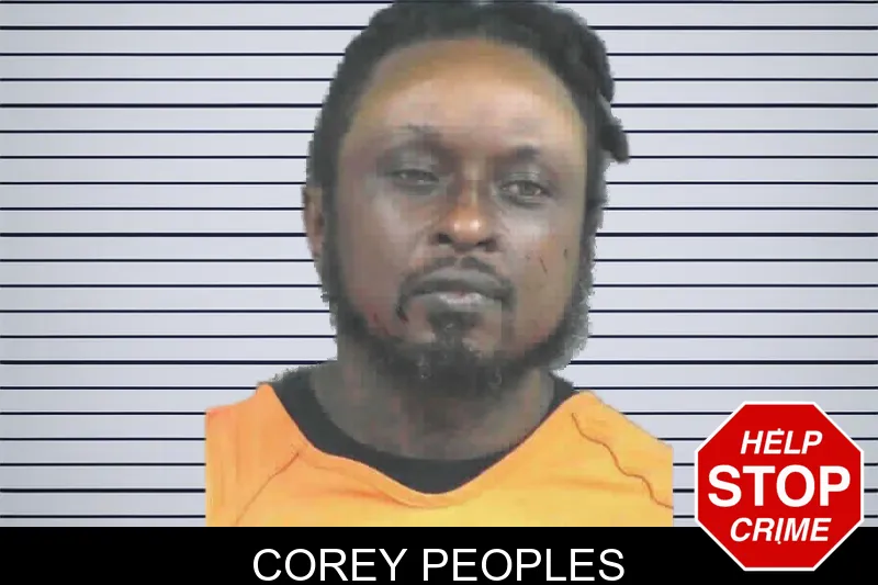 Corey Peoples mugshot