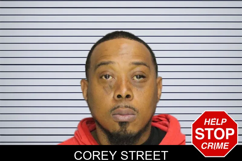 Corey Street mugshot
