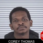 Corey Thomas mugshot