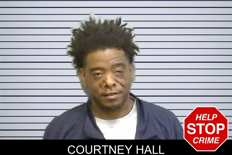 Courtney Hall mugshot