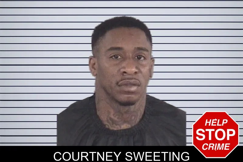 Courtney Sweeting mugshot