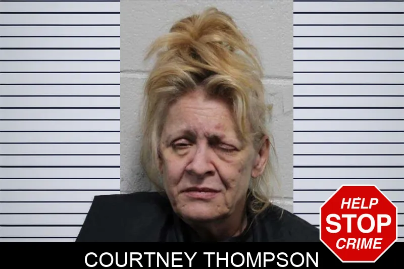 Courtney Thompson mugshot