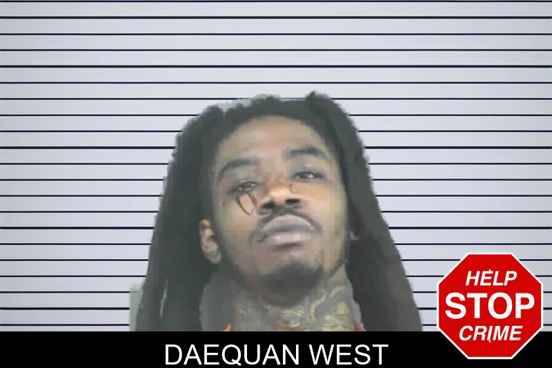 Daequan West mugshot