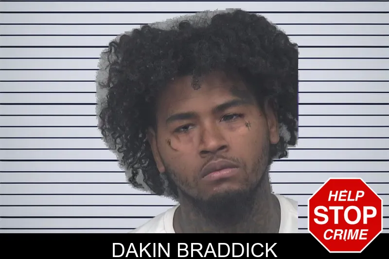 Dakin Braddick mugshot