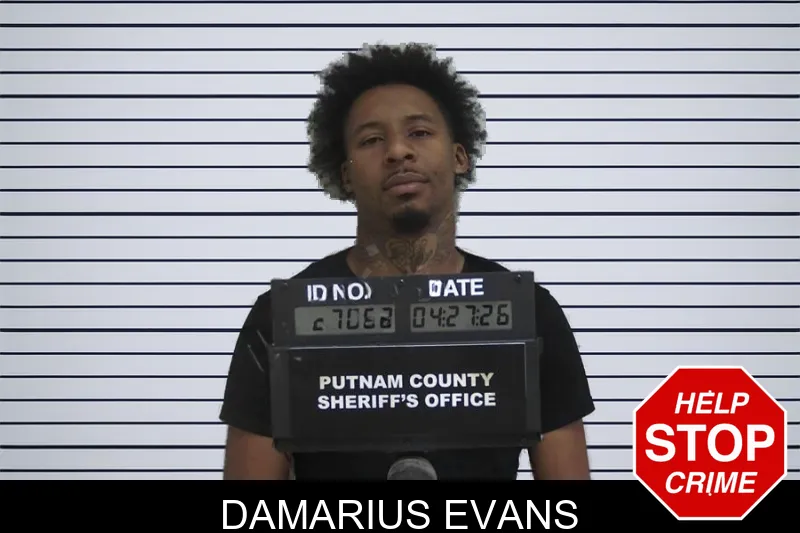 Damarius Evans mugshot