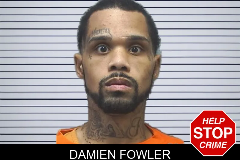Damien Fowler mugshot