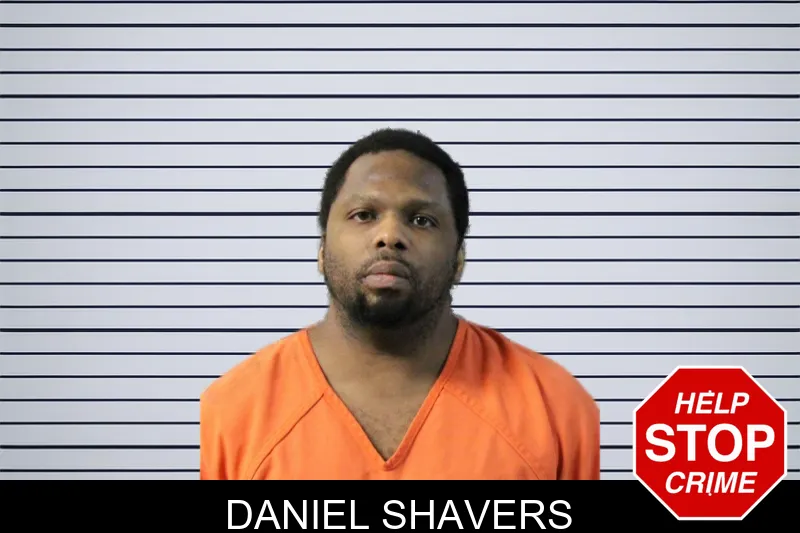 Daniel Shavers mugshot
