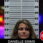 Danielle Simms mugshot