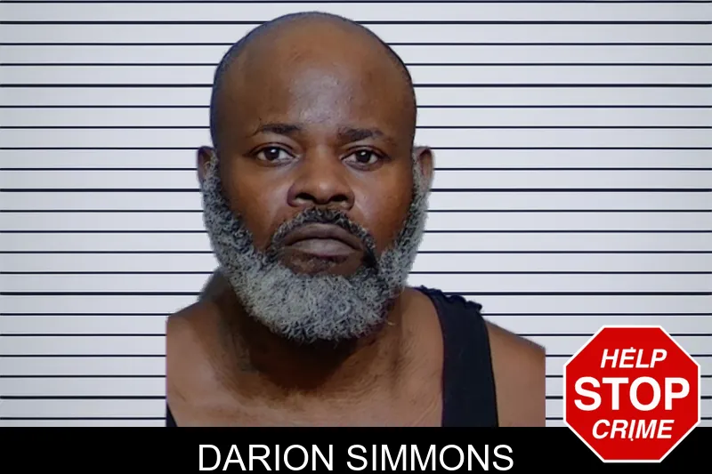 Darion Simmons mugshot