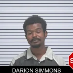 Darion Simmons mugshot
